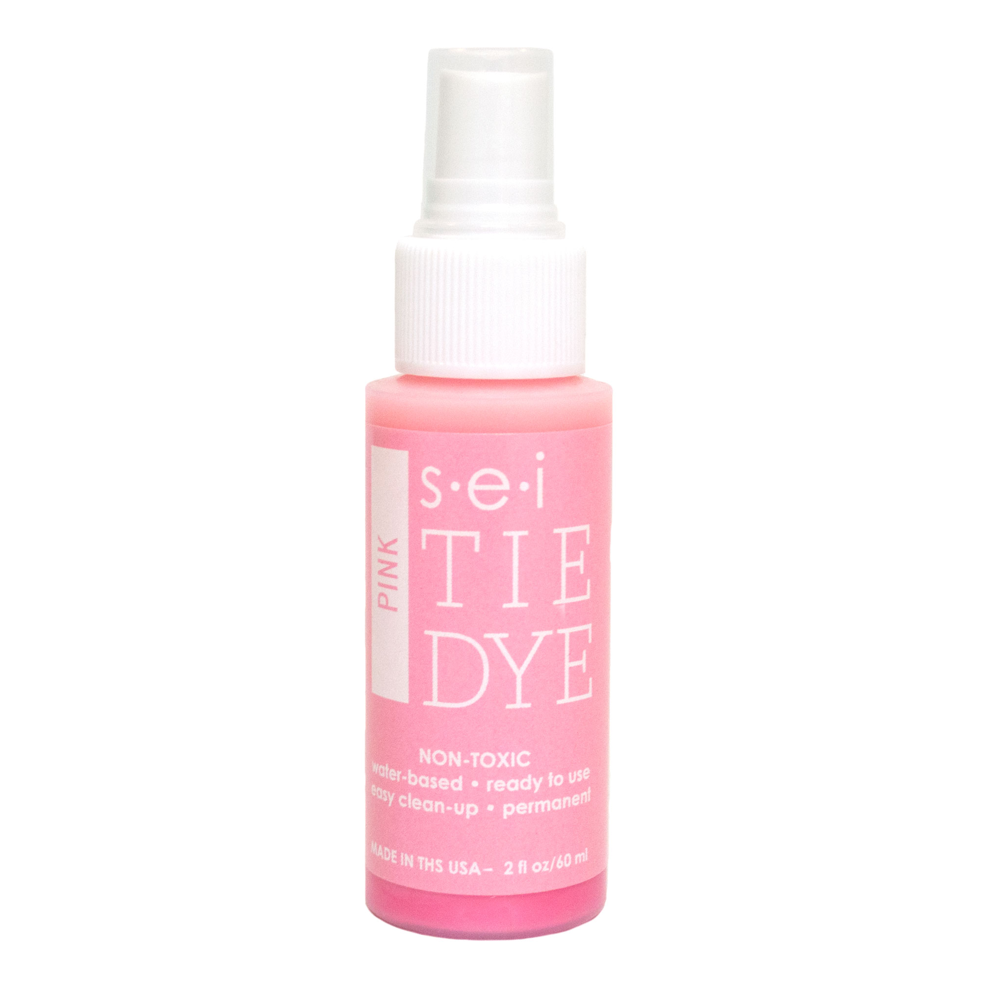 S.E.I. Tie Dye Pink Fabric Spray 2 oz Bottle 